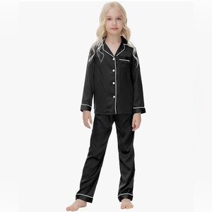 Veseacky Unisex Satin Pajamas Set